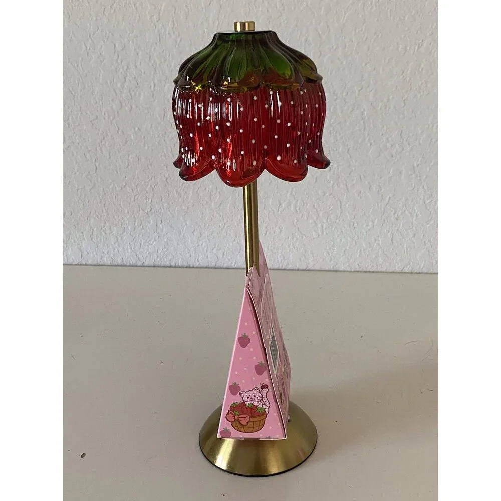 Strawberry Shortcake Touch Lamp USB Rechargeable Glass Dimmable Light‎ VIRAL NEW